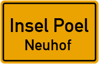 Straßenverzeichnis Insel Poel Neuhof