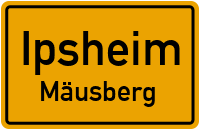 Straßen in Ipsheim Mäusberg