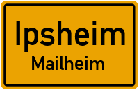 Straßenverzeichnis Ipsheim Mailheim