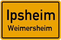 Straßen in Ipsheim Weimersheim