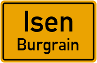 Bergstraße in IsenBurgrain