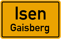 Straßenverzeichnis Isen Gaisberg