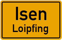 Straßenverzeichnis Isen Loipfing