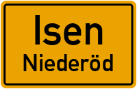 Straßenverzeichnis Isen Niederöd