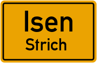 Strich in IsenStrich