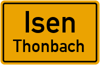 Straßenverzeichnis Isen Thonbach