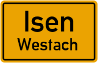 Bachelfeldstraße in IsenWestach