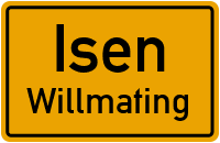 Straßenverzeichnis Isen Willmating