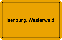 City Sign Isenburg, Westerwald