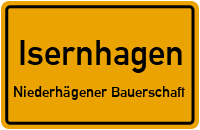 Friederich-Thies-Weg in IsernhagenNiederhägener Bauerschaft