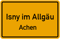 Andrychowstraße in Isny im AllgäuAchen