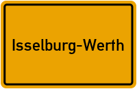 Ortsschild Isselburg-Werth