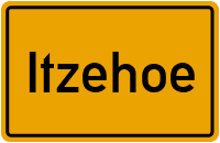 Ortsschild Itzehoe