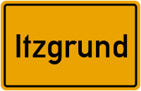 Ortsschild von Gemeinde Itzgrund in Bayern