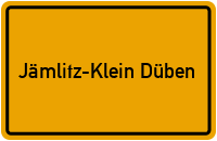 City Sign Jämlitz-Klein Düben