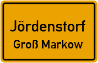 Alte Dorfstraße in JördenstorfGroß Markow