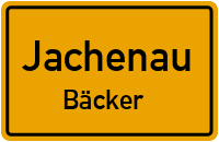 Straßen in Jachenau Bäcker