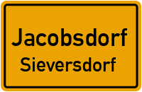 Forstweg in JacobsdorfSieversdorf