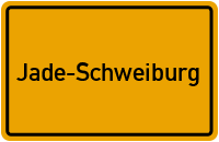 Ortsschild Jade-Schweiburg