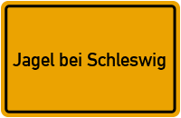 City Sign Jagel bei Schleswig