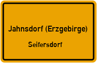 Untere Dorfstraße in Jahnsdorf (Erzgebirge)Seifersdorf