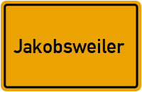 City Sign Jakobsweiler