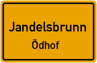 Straßen in Jandelsbrunn Ödhof