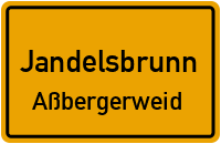 Straßen in Jandelsbrunn Aßbergerweid