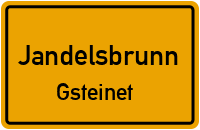Straßenverzeichnis Jandelsbrunn Gsteinet