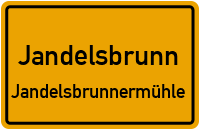 Straßen in Jandelsbrunn Jandelsbrunnermühle