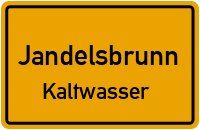 Straßen in Jandelsbrunn Kaltwasser