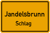 Straßen in Jandelsbrunn Schlag