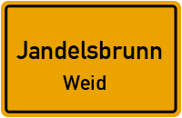 Straßen in Jandelsbrunn Weid
