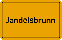 City Sign Jandelsbrunn