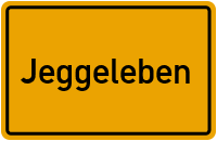 Ortsschild von Gemeinde Jeggeleben in Sachsen-Anhalt