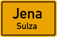 Dorfstraße in JenaSulza