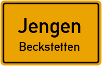 Pfarrgasse in JengenBeckstetten