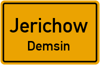 Dorfstraße in JerichowDemsin