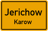 Zitzer Straße in JerichowKarow