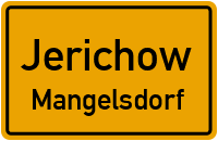 Friedensstraße in JerichowMangelsdorf