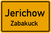 Am Friedensplatz in 39307 Jerichow (Zabakuck)