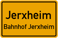 Bahnhofstraße in JerxheimBahnhof Jerxheim