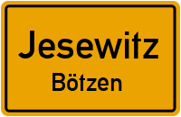 Gostemitzer Straße in JesewitzBötzen