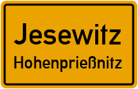 Muldenstraße in JesewitzHohenprießnitz