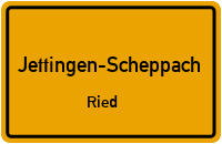 Straßenverzeichnis Jettingen-Scheppach Ried