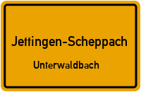 Straßenverzeichnis Jettingen-Scheppach Unterwaldbach
