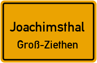 Kirchstraße in JoachimsthalGroß-Ziethen