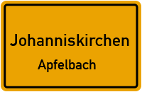 Straßen in Johanniskirchen Apfelbach