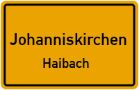 Straßen in Johanniskirchen Haibach
