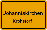 Straßen in Johanniskirchen Krohstorf